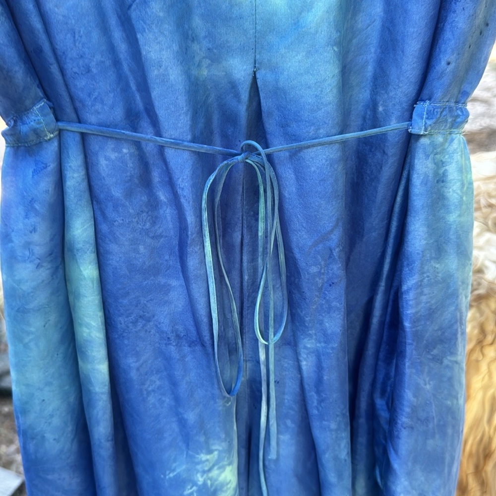 Johnny Was “Amanda Bond” Calista Jumpsuit NWT Handmade 100% Silk Wide Leg Sz M/L - Picture 7 of 17
